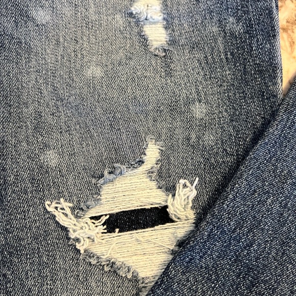 NEW Pac Sun Womens Jeans 32 x 32 Stacked Skinny Distressed Stretch Ripped NWT - Picture 8 of 10